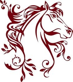 монохром4 - лошадь, живопись., настроение, лошади, природа, кони - оригинал