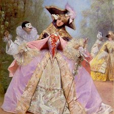 Схема вышивки «Коломбина»