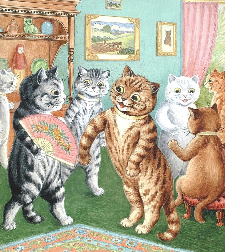 светский прием - коты, кошки - оригинал