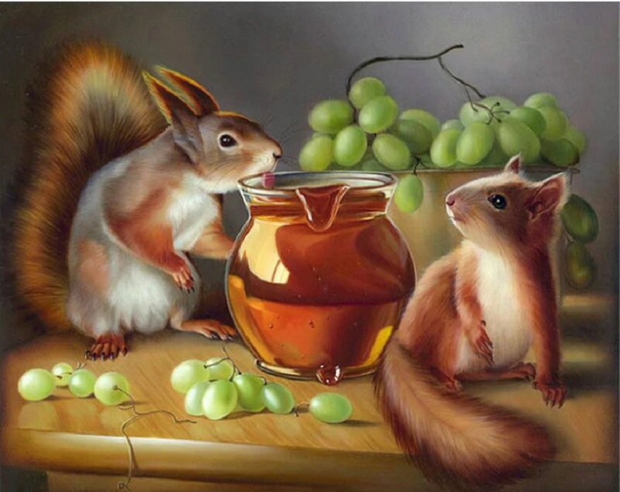 Esquilos - animais. - оригинал