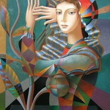 Схема вышивки «Menina,»