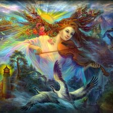 Схема вышивки «Musica ao som da natureza.»