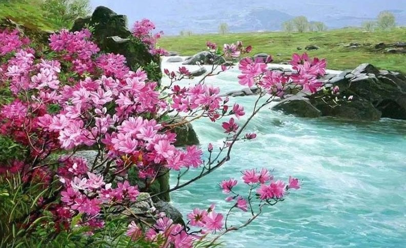 Paisagem. - flores.rio. - оригинал