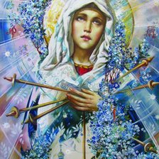 Схема вышивки «икона»