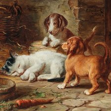 Схема вышивки «Устал бояться, спать хочу»