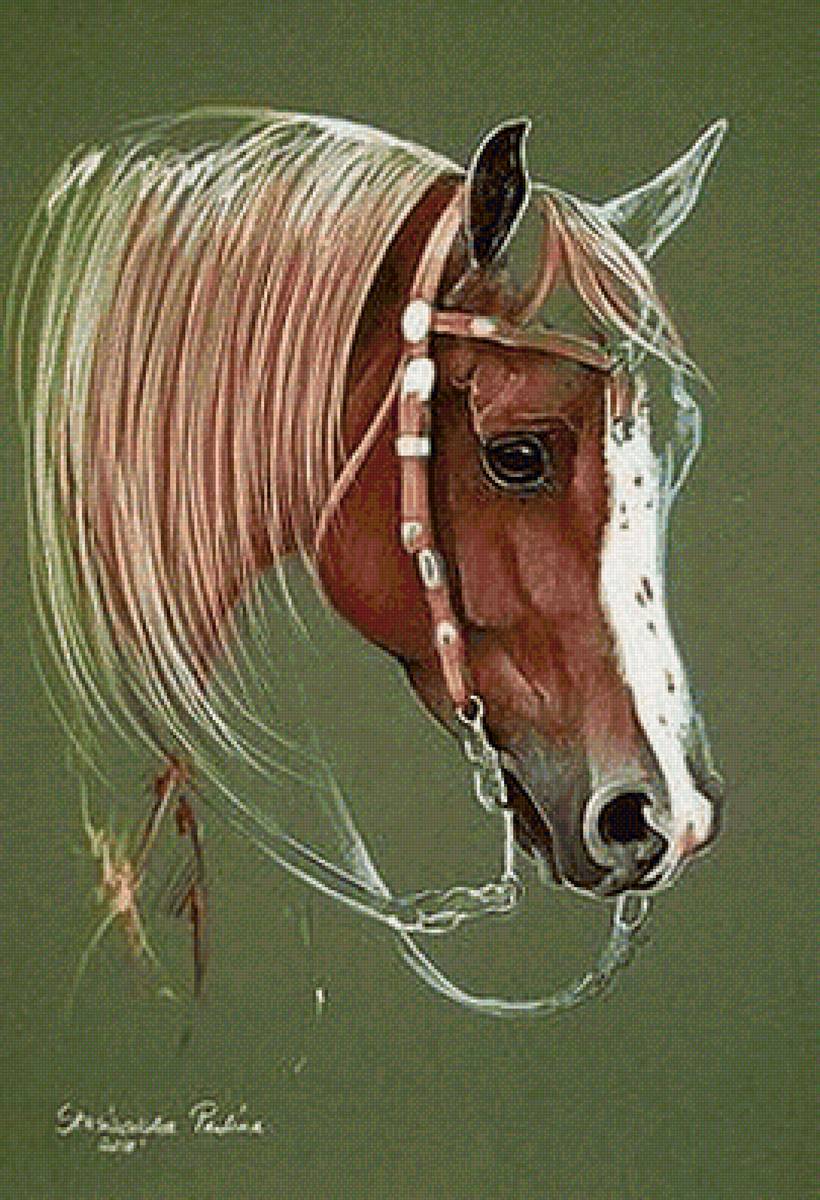 15 - лошадь, природа, лошади, кони, живопись., настроение - предпросмотр