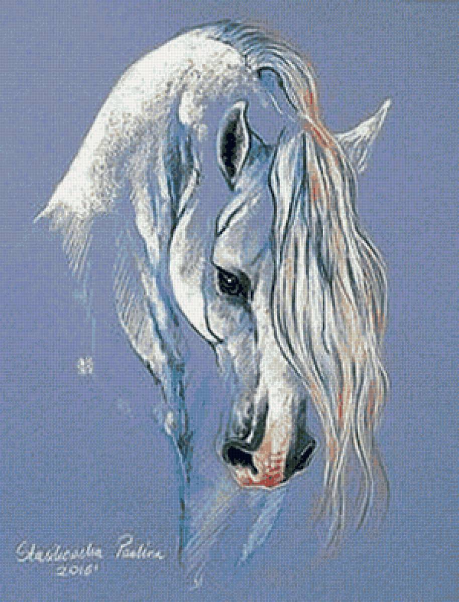 20 - настроение, живопись., кони, природа, лошадь, лошади - предпросмотр