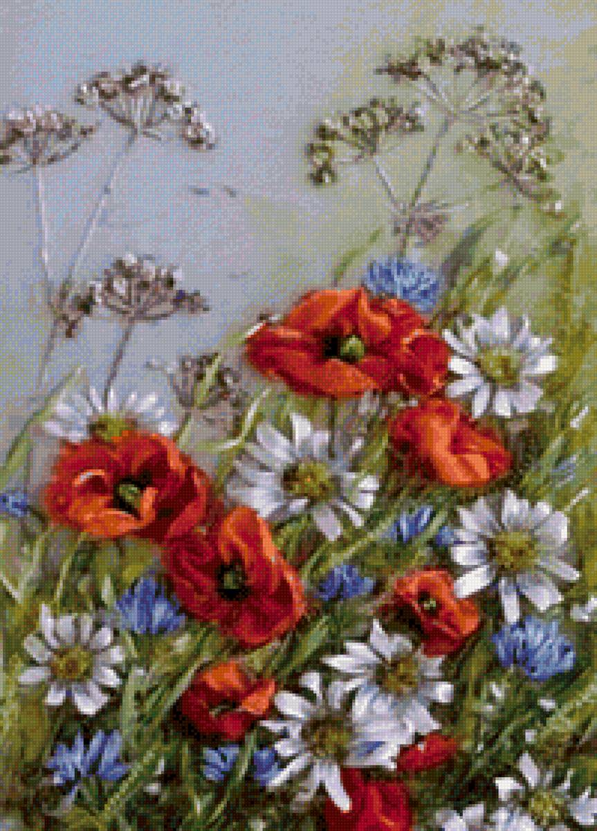 4 - цветы, живопись, картины, настроение, природа - предпросмотр