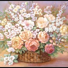 Схема вышивки «букет»