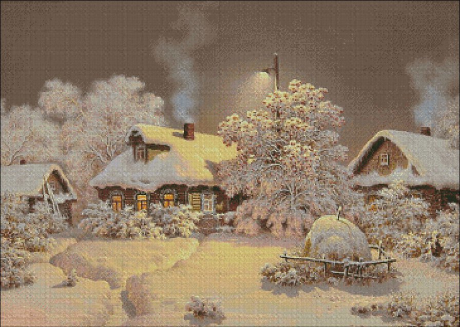 Pueblo nevado - оригинал