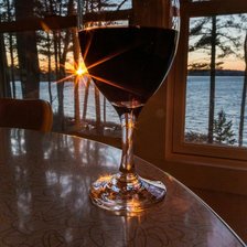 Схема вышивки «Закат»