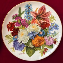 Схема вышивки «Boque de flores.»