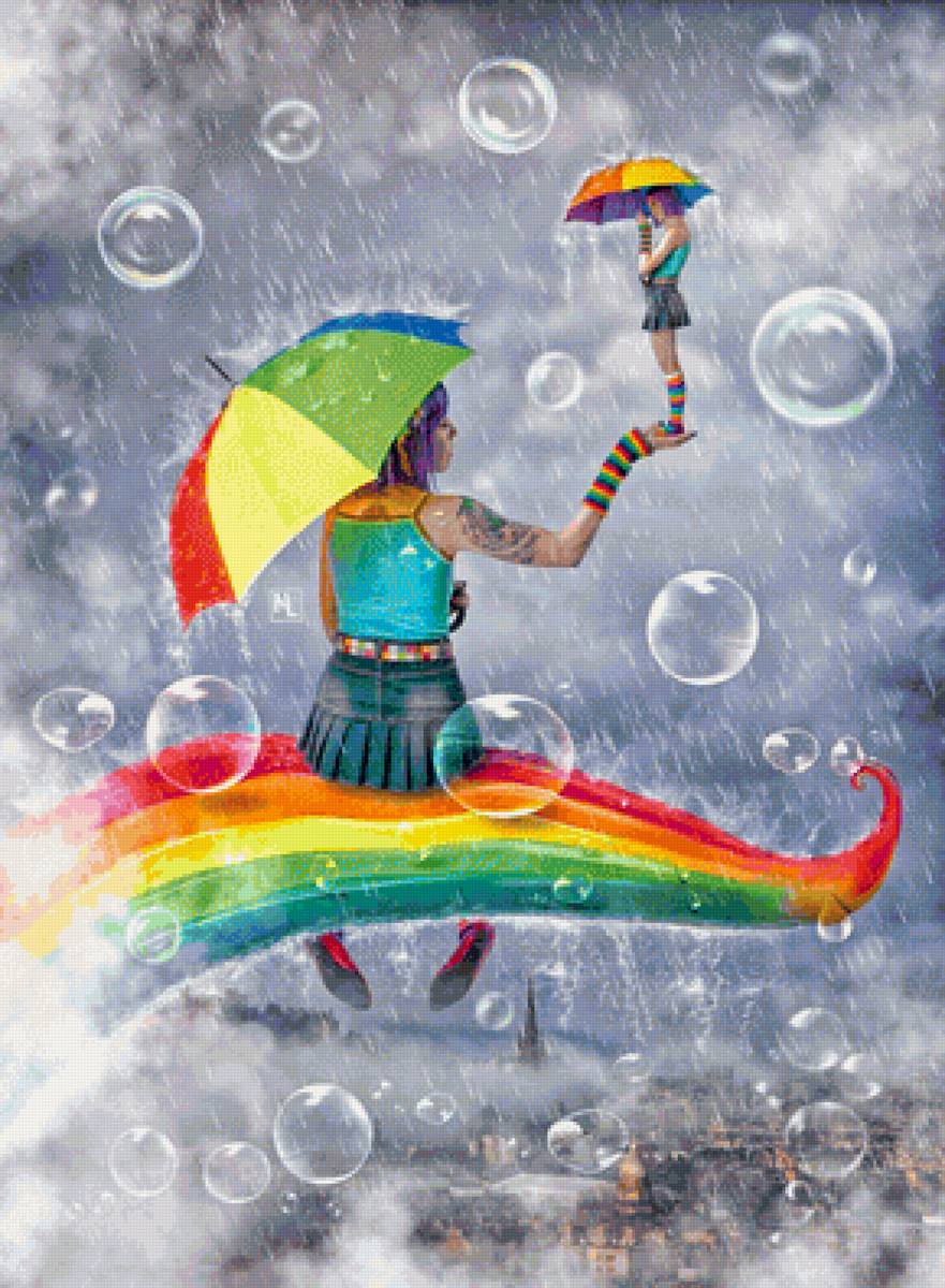 Дождливая радуга