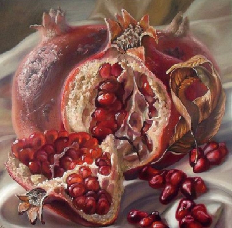 Romã. - frutas. - оригинал