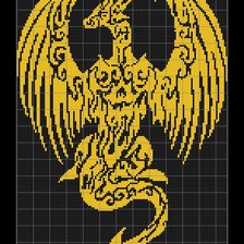 Схема вышивки «дракон2»