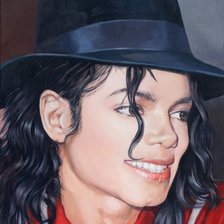Оригинал схемы вышивки «Michael Jackson» (№2199730)