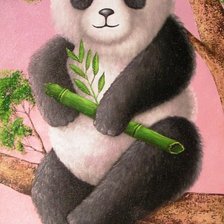 Схема вышивки «Панда»