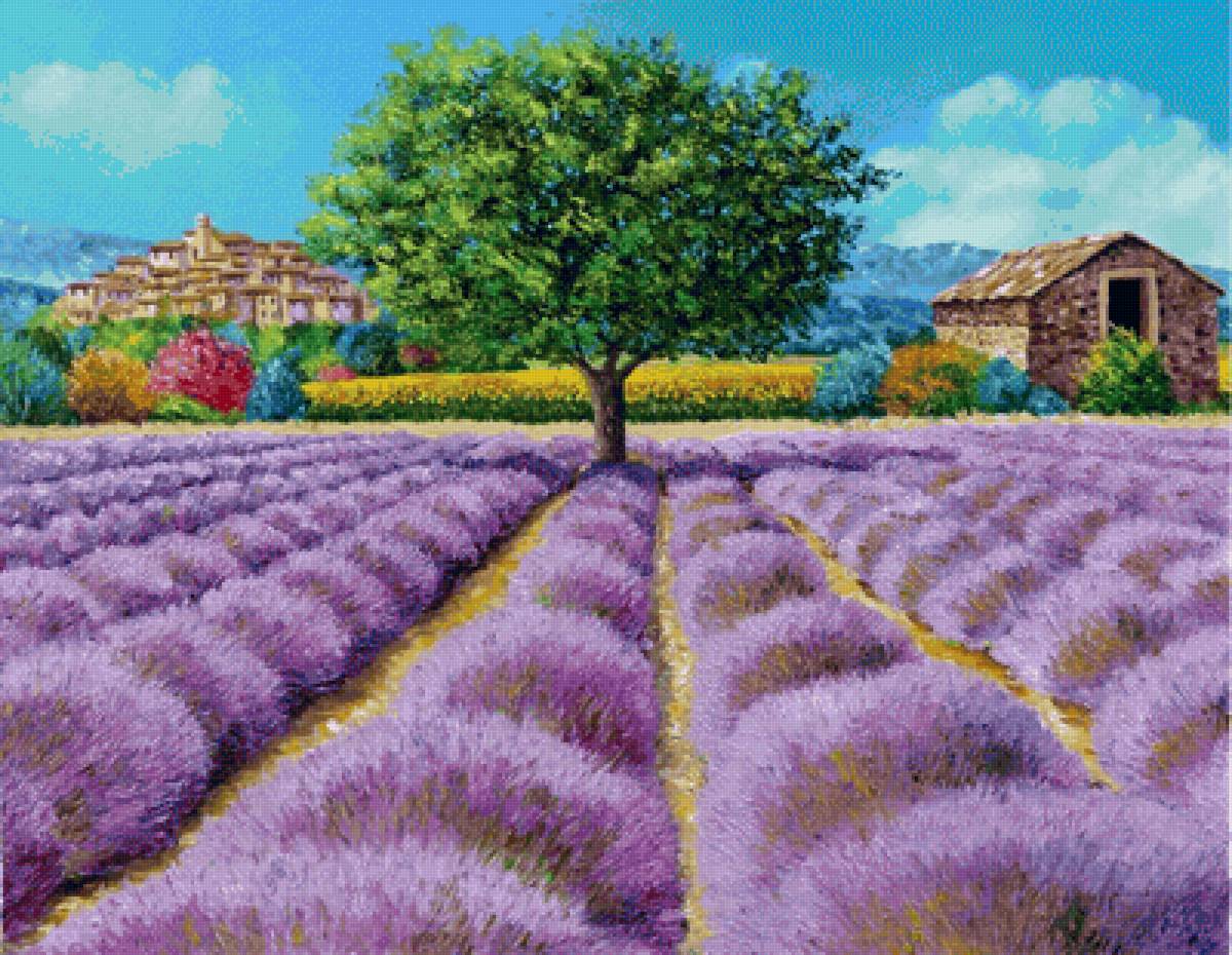 Домик - пейзаж, дом, природа - предпросмотр