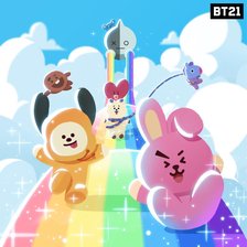 Схема вышивки «bt21»