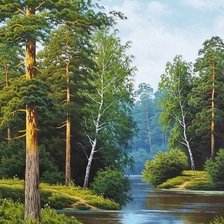 Схема вышивки «Пейзаж В-1»