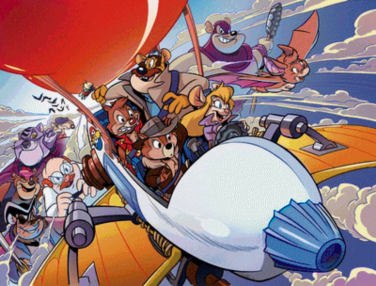 Чип и Дейл - детское, мультик, дисней - предпросмотр