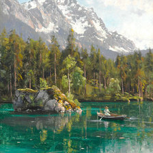 Схема вышивки «Живописная Дания. Петер Мёрк Мёнстед»