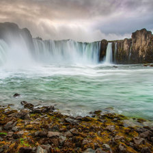 Схема вышивки «Водопад»