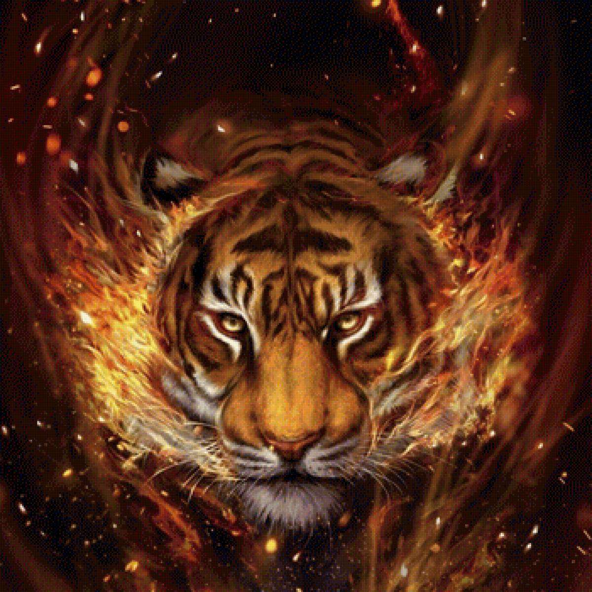 Тигр - огонь, тигр - предпросмотр