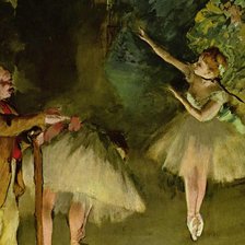 Схема вышивки «Edgar Degas Ballet Class»