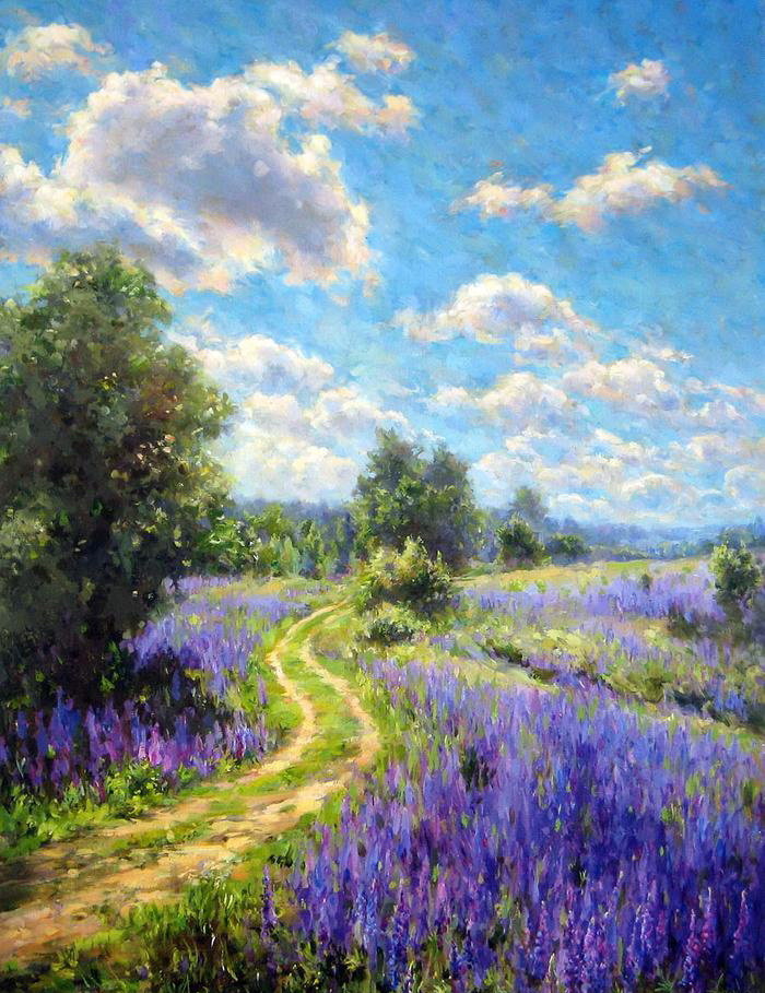 Violet flowers - оригинал