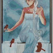 Схема вышивки «mujer»