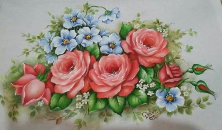 ЦВЕТЫ - панелька - оригинал