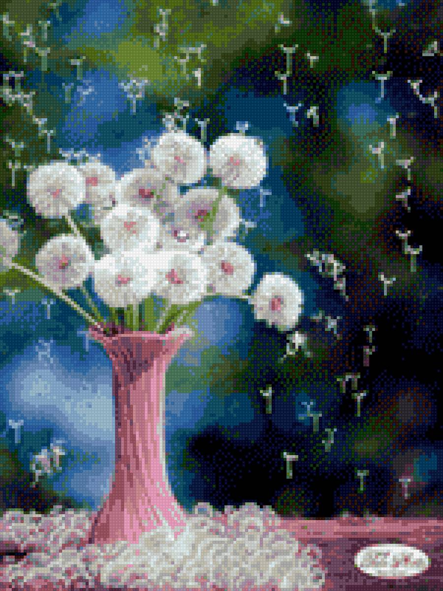 одуванчики - цветы - предпросмотр