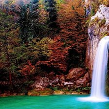 Схема вышивки «Водопад»