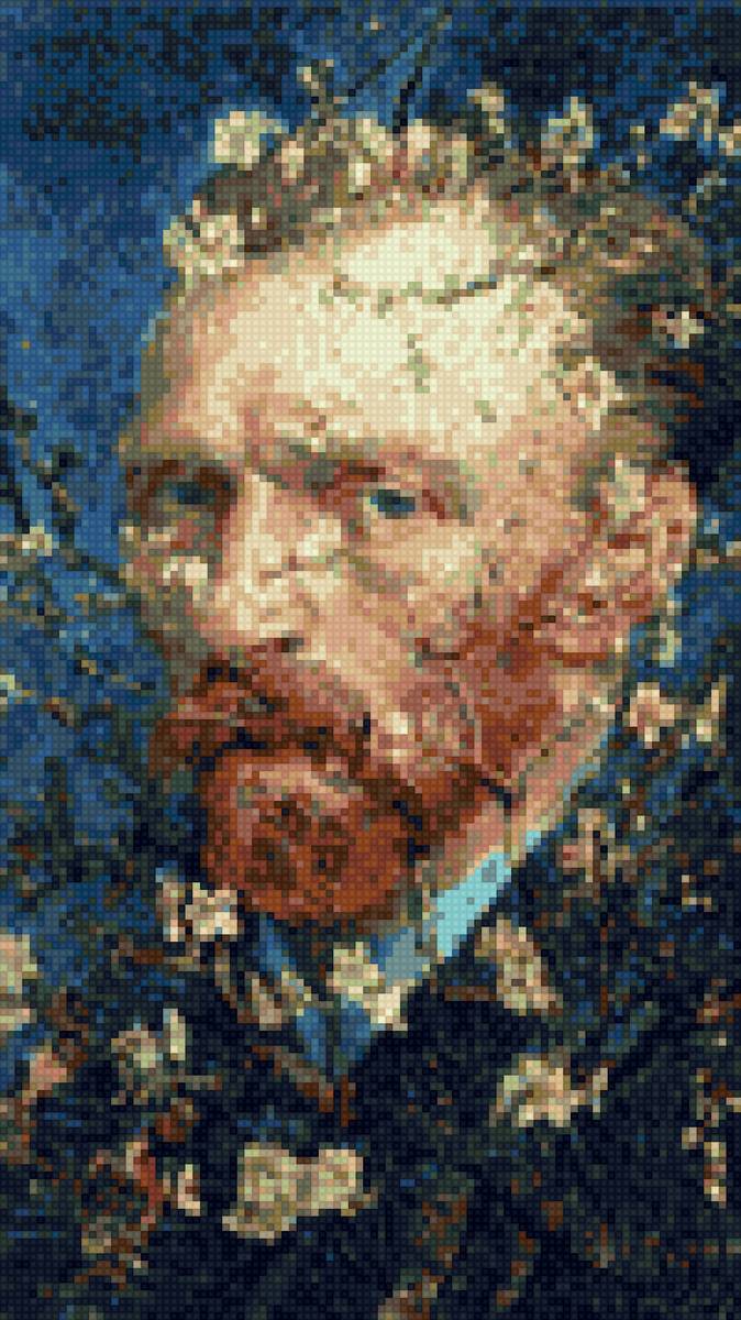 Ван Гог цветущий миндаль - предпросмотр