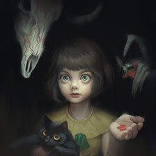 Схема вышивки «Фрэн Боу (Fran Bow)»