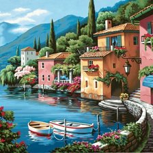 Схема вышивки «побережье»