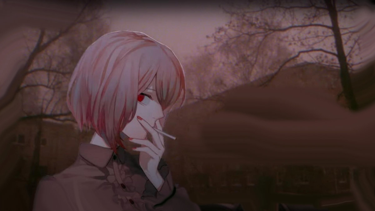 хана аниме девушка с сигаретой озверевшая - хана, девушка, персонаж, сигарета, озверевшая, аниме - оригинал