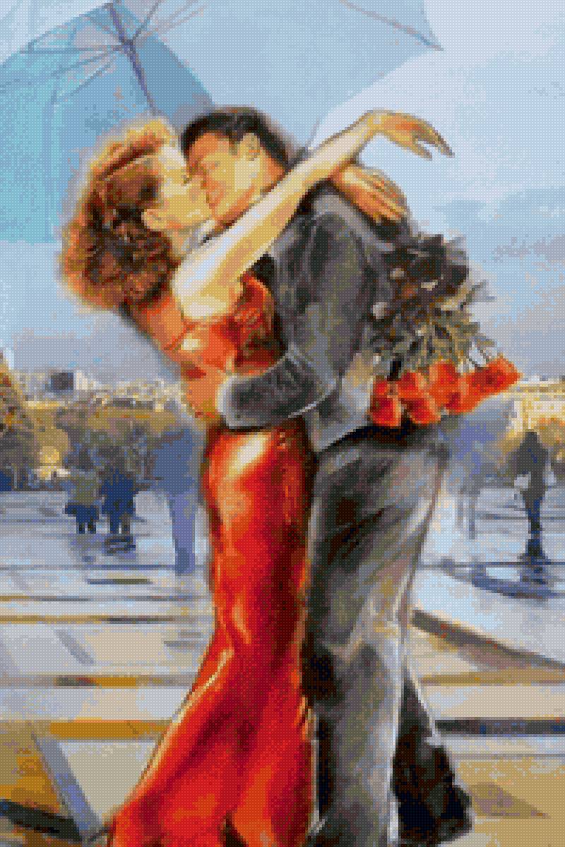 Влюбленная пара - любовь, влюбленные, свидание, пара - предпросмотр