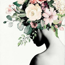 Схема вышивки «Дівчинка»