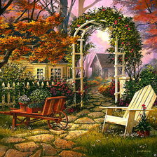 Схема вышивки «осень»