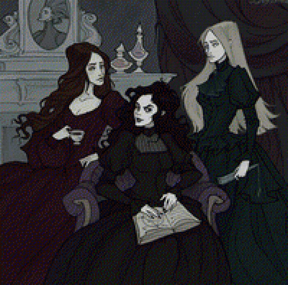 Сёстры Блек - гарри поттер, беллатриса, андромеда, нарцисса - предпросмотр