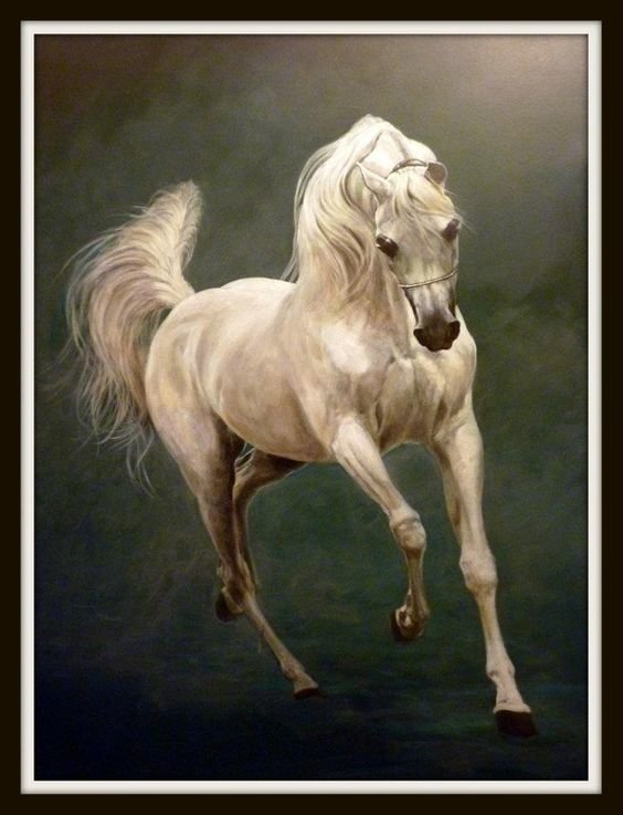 СКАЗОЧНАЯ КРАСАВИЦА - лошади - оригинал