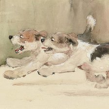 Схема вышивки «Погоня»