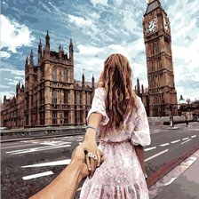 Схема вышивки «Лондон зовет»