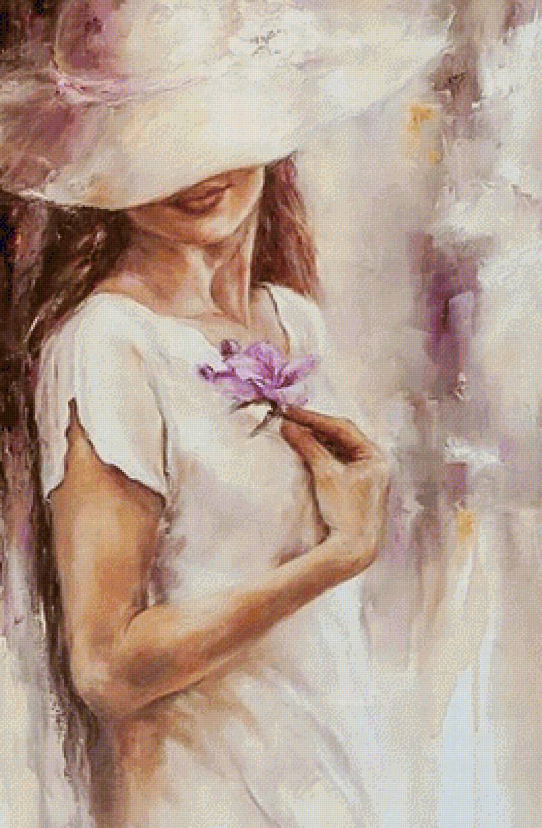 MUJER FLOR EN MANO - предпросмотр