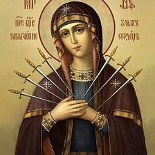 Схема вышивки «Богоматерь»