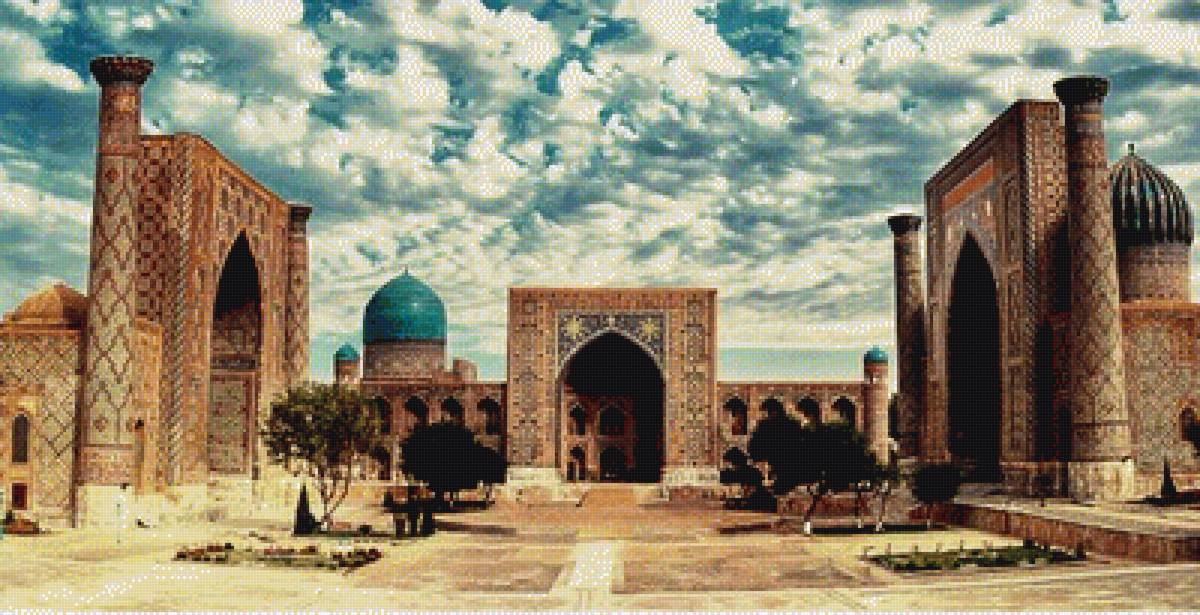 Сердце Самарканда Регистан - фото - предпросмотр