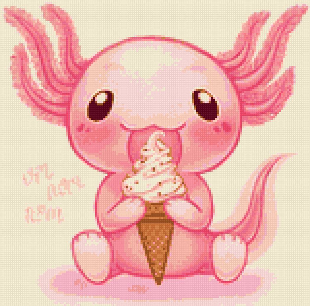 Аксолотль - саламандра, животные, тематические, аксолотль, земноводные - предпросмотр