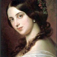 Схема вышивки «Девушка.»